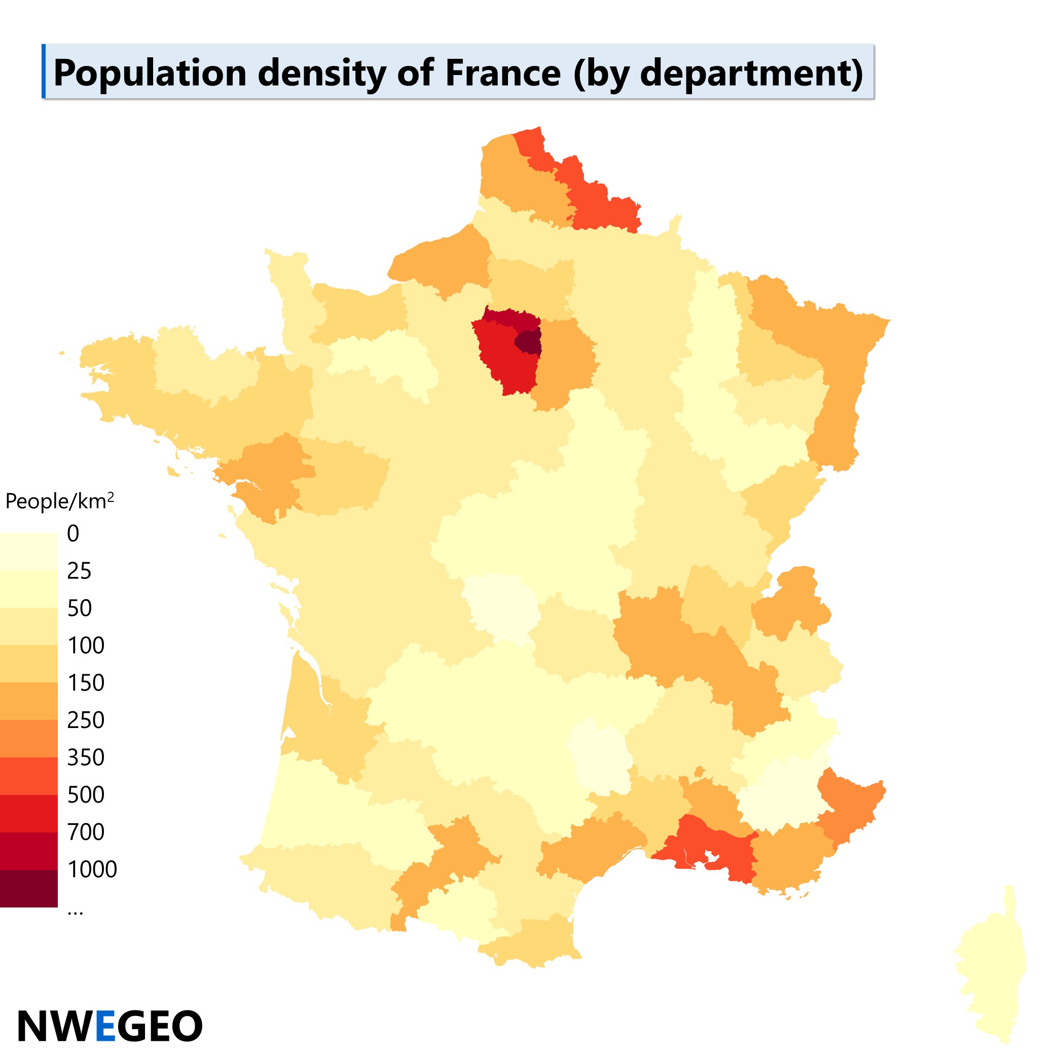 France map population density NWEGEO